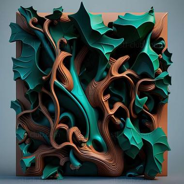 3D model jade vine (STL)